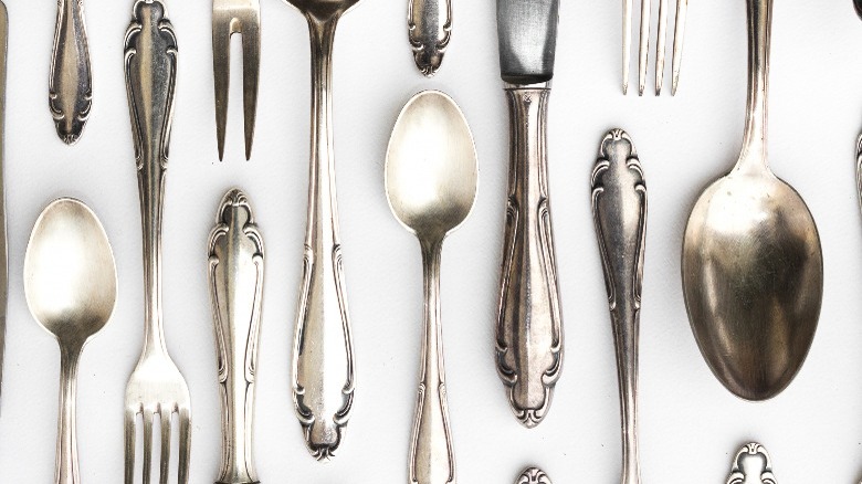 Assorted silverware