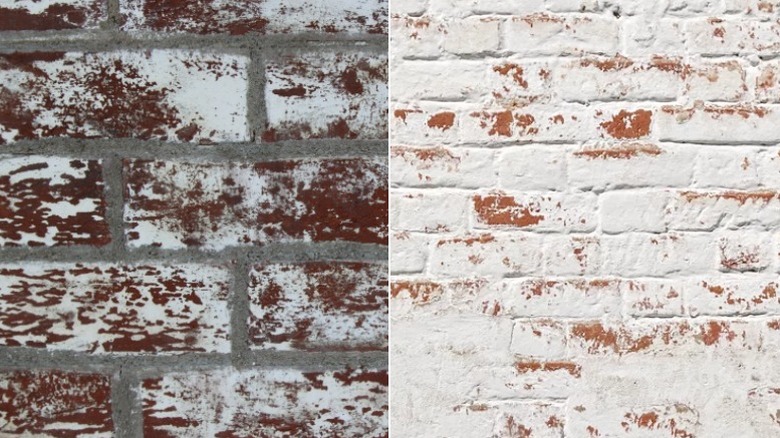 Bricks with German smear effect