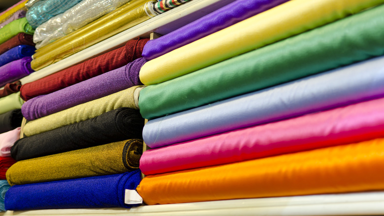 satin fabric in store