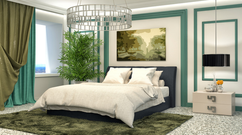 green bedroom 