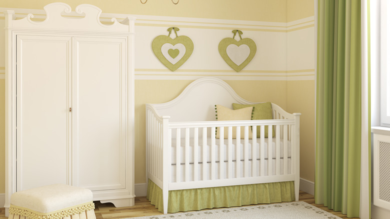 yellow and green nursery 