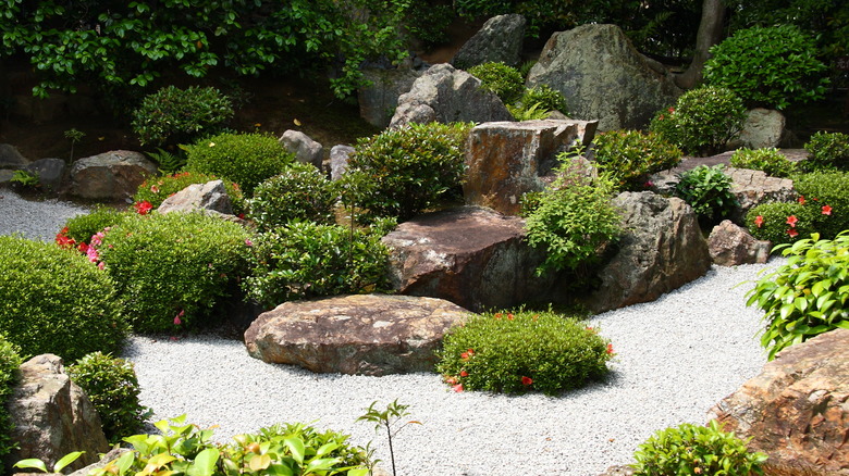 Japanese zen garden