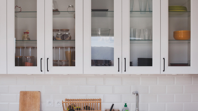 glass fronted cabinets