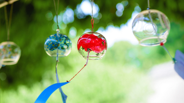 Japanese glass windchimes