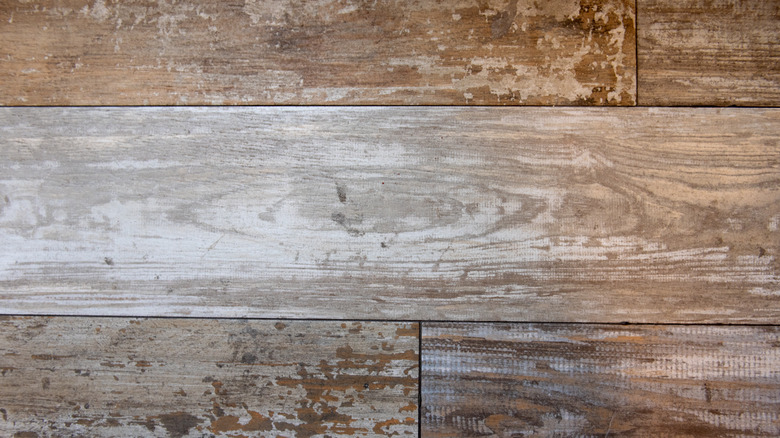 Wood-look porcelain tile