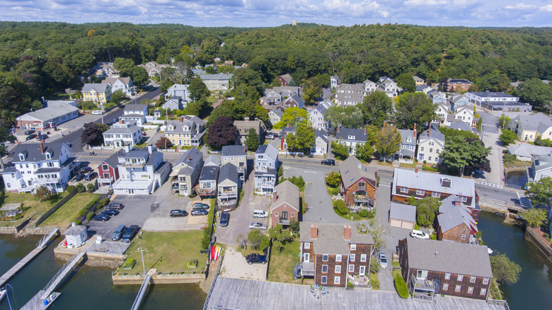 Aeriel view of manchester-by-the-sea