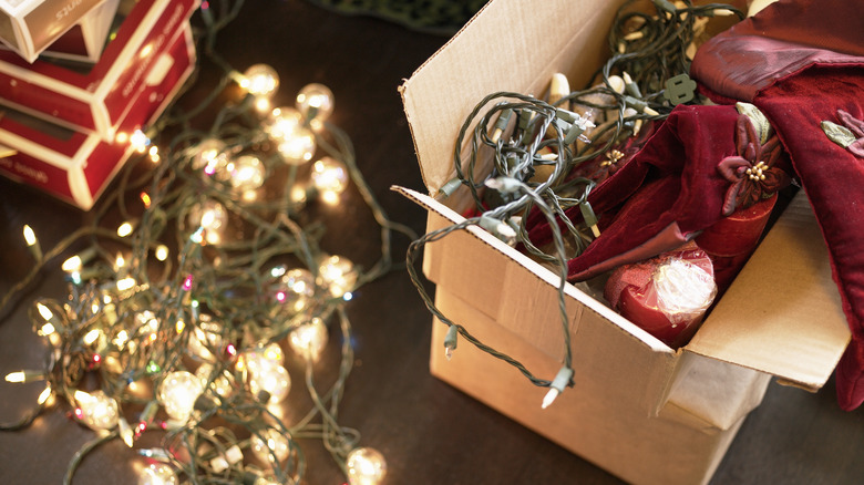 boxed holiday decorations