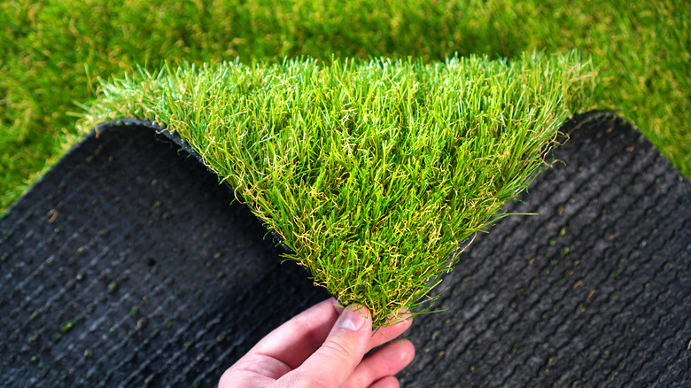 Roll of artificial turf