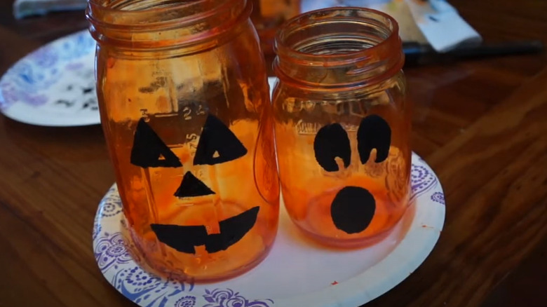 cute pumpkin jars