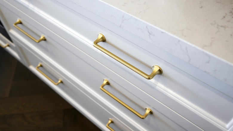 brass drawer pulls