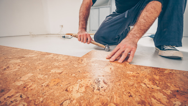 Installing cork floors