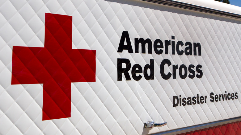 American Red Cross vehicle logo