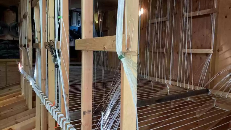 Drying room of cannabis farm