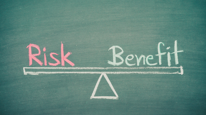 Risk and benefit scale