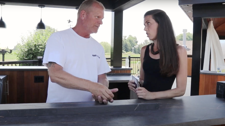 Mike Holmes discusses porcelain countertops 