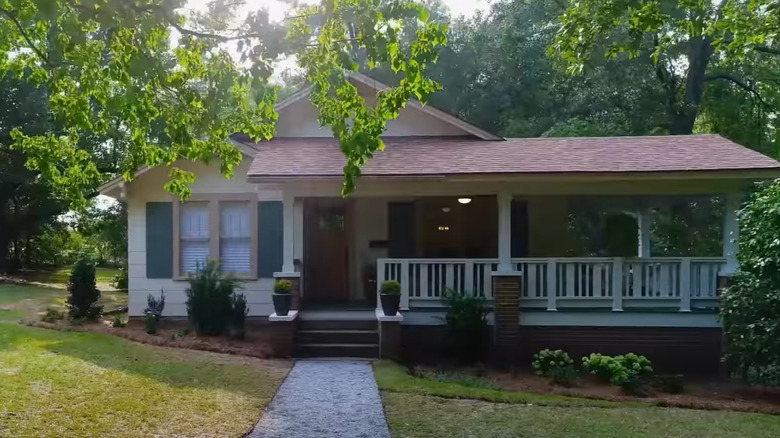 house surrounded by trees