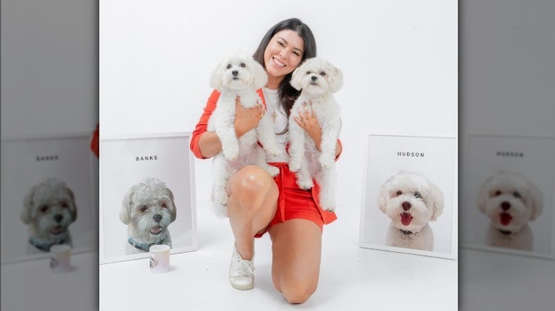 CEO Steph with her dogs