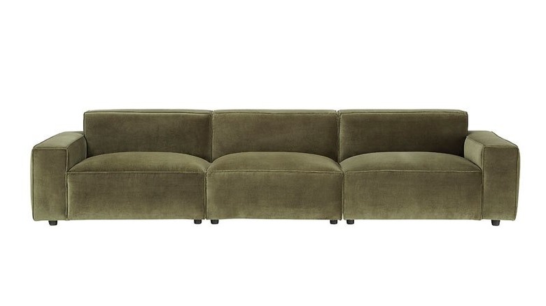 velvet sofa