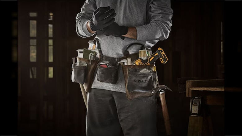 DeWalt leather tool belt