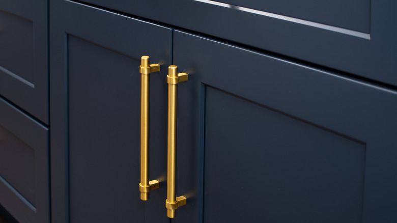 gold cabinet handles