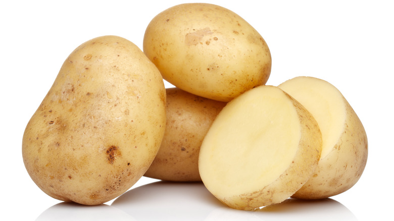 raw potatoes