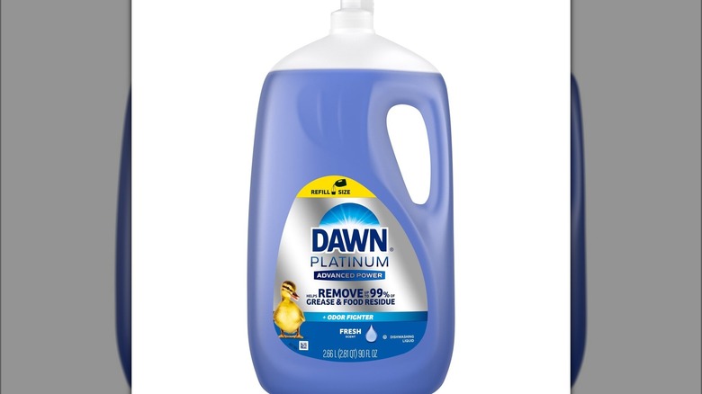 Blue Dawn dish soap.