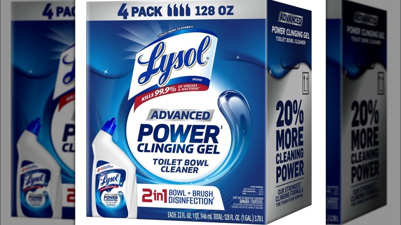 Lysol toilet cleaner box