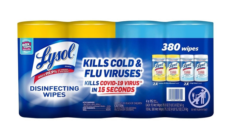 Lysol disinfecting wipes multipack