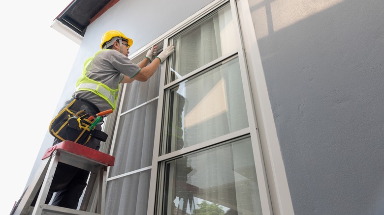 Sliding glass door repair