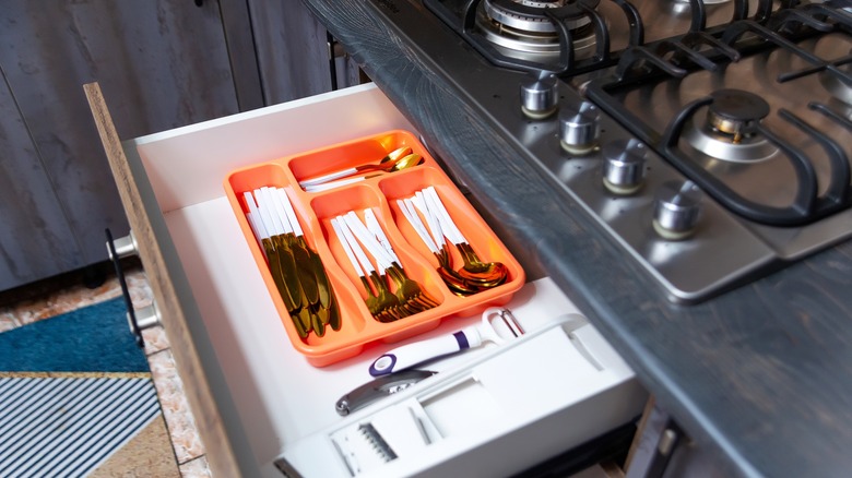 Here's How Often You Should Really Be Cleaning Your Silverware Tray