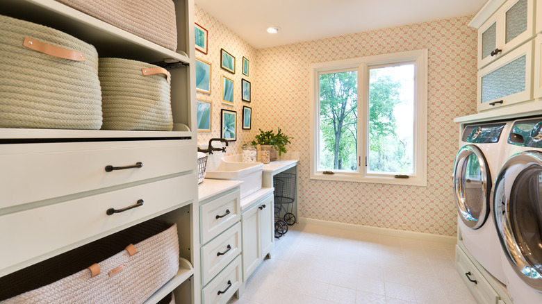 laundry room storage organization