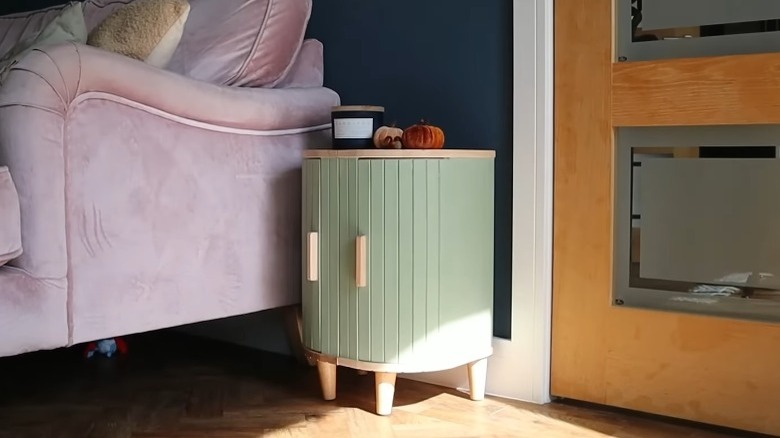 ikea breadbox nightstand diy