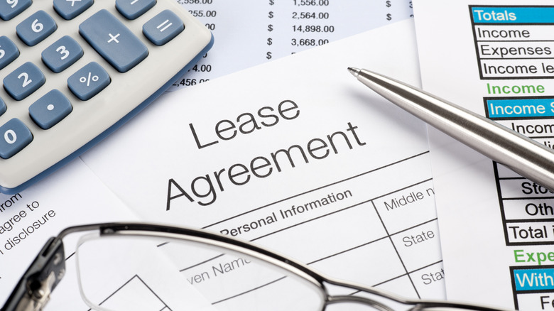 lease agreement document