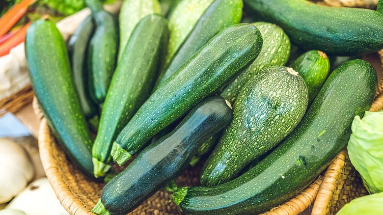 Bowl of zucchini's