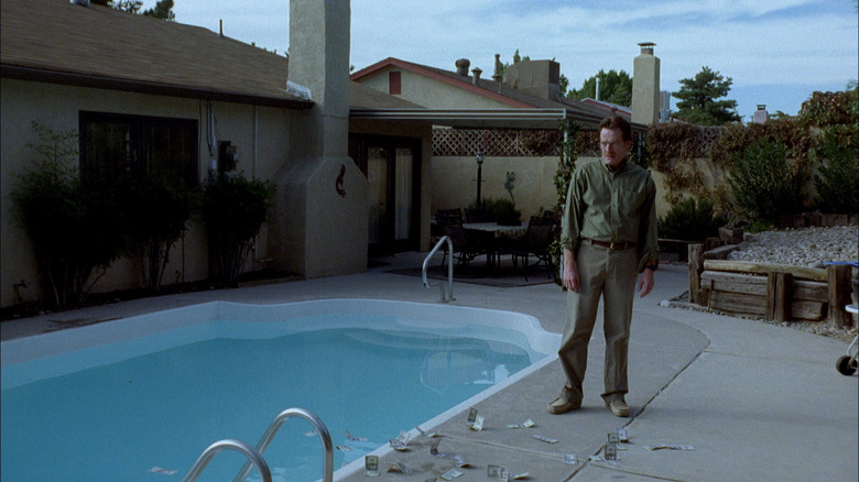 Walter White by pool