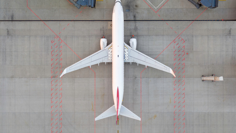 plane on tarmac