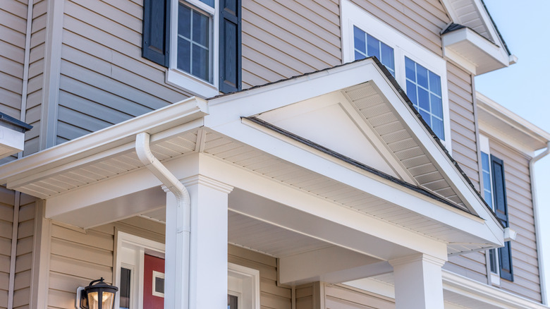 A home's exterior siding