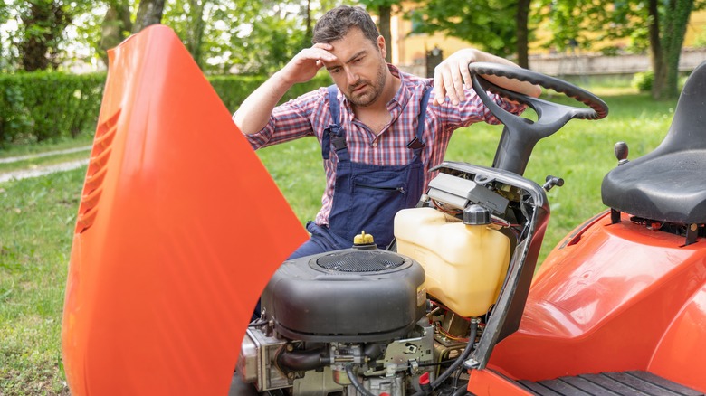  engine problems on lawn mower