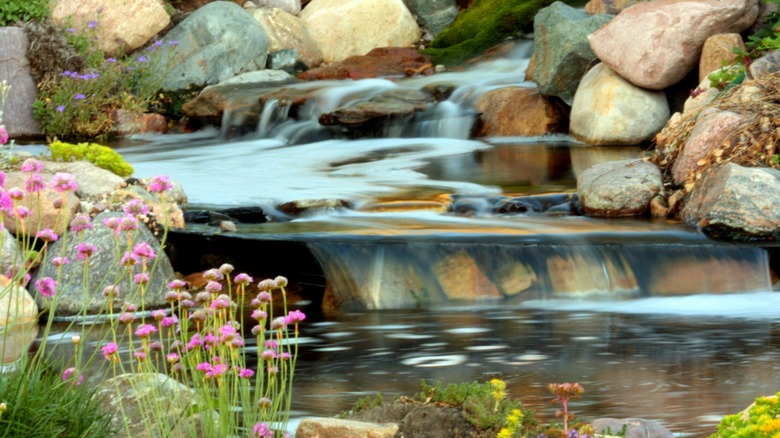 Beautiful water feature 