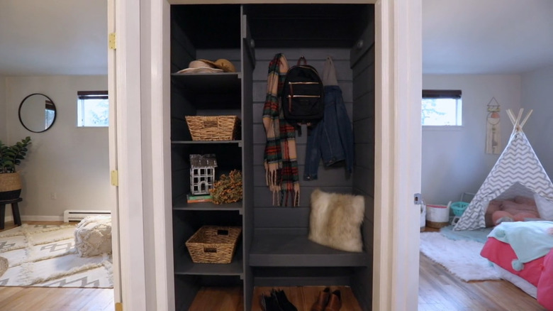 Closet designed by Leslie Davis and Lyndsay Lamb