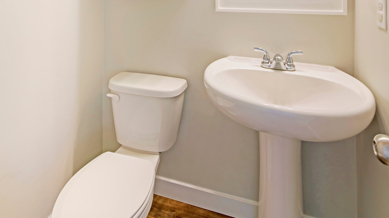 small powder room