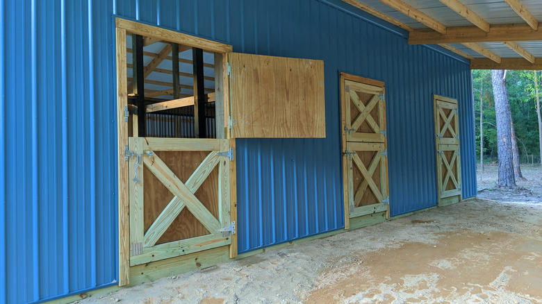 dutch doors on horse stable