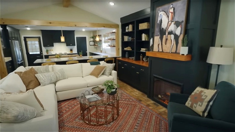 video of mid-century living room