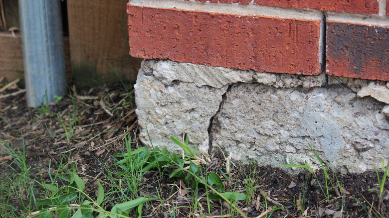 cracked foundation