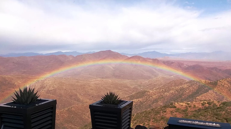 rainbow on Arizona property