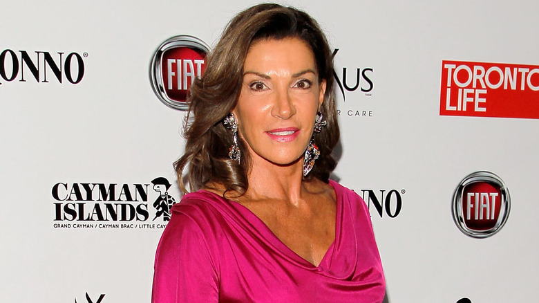 Hilary Farr in pink 