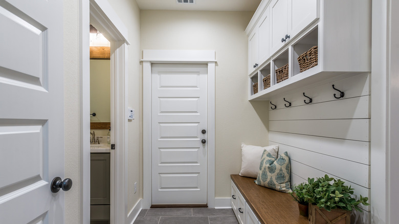 Small mudroom 