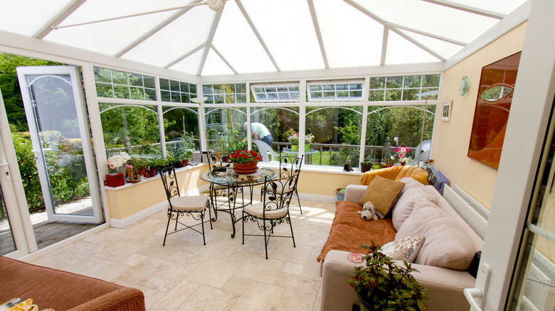 a home sunroom