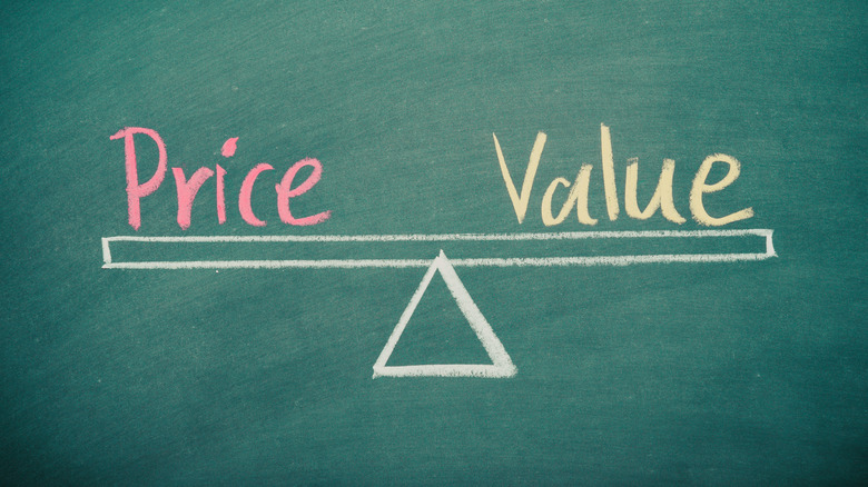 Price and value scale