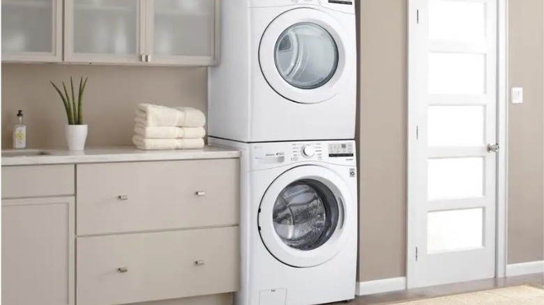 Home Depot's dryer and washer